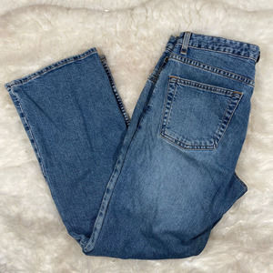 Gap Flare Woman's Stretch Sandblast Regular Cut Jeans Sz 8